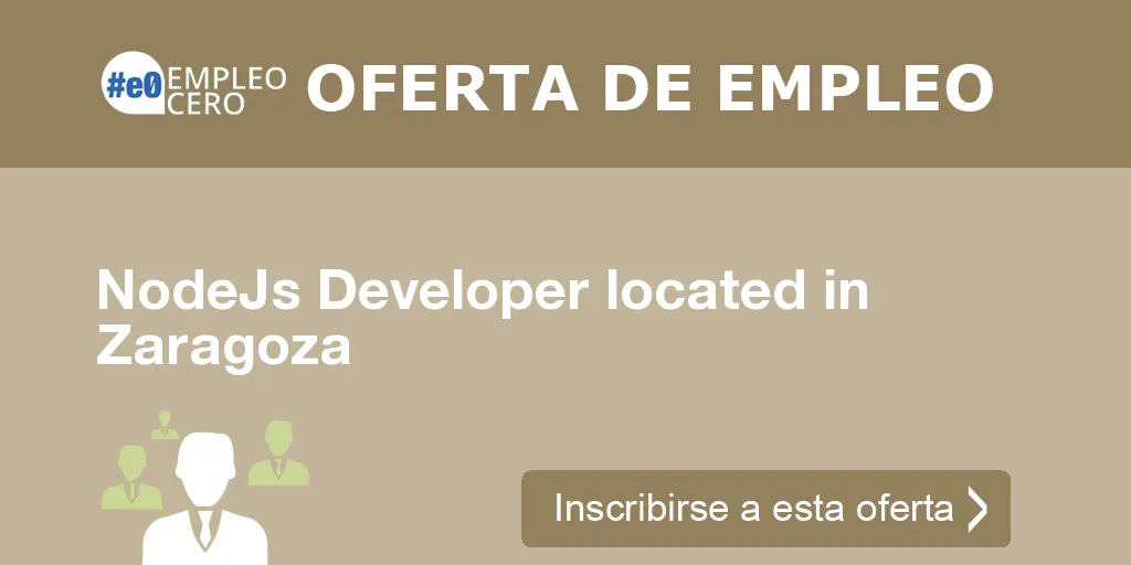 NodeJs Developer located in Zaragoza