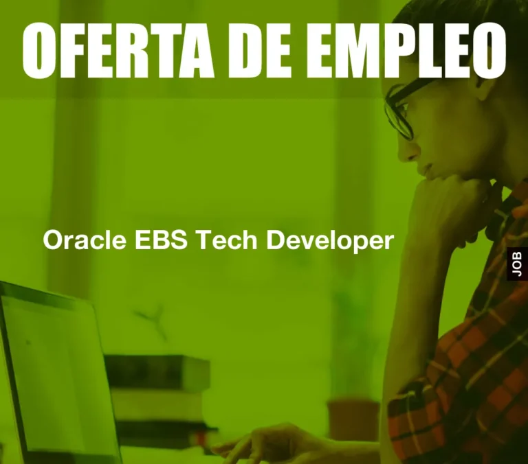 Oracle EBS Tech Developer