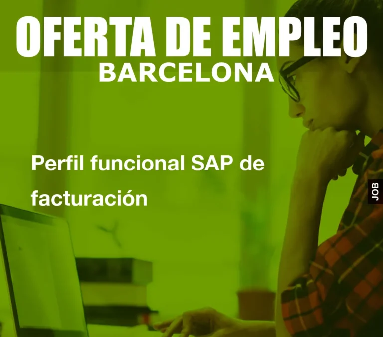 Perfil funcional SAP de facturación