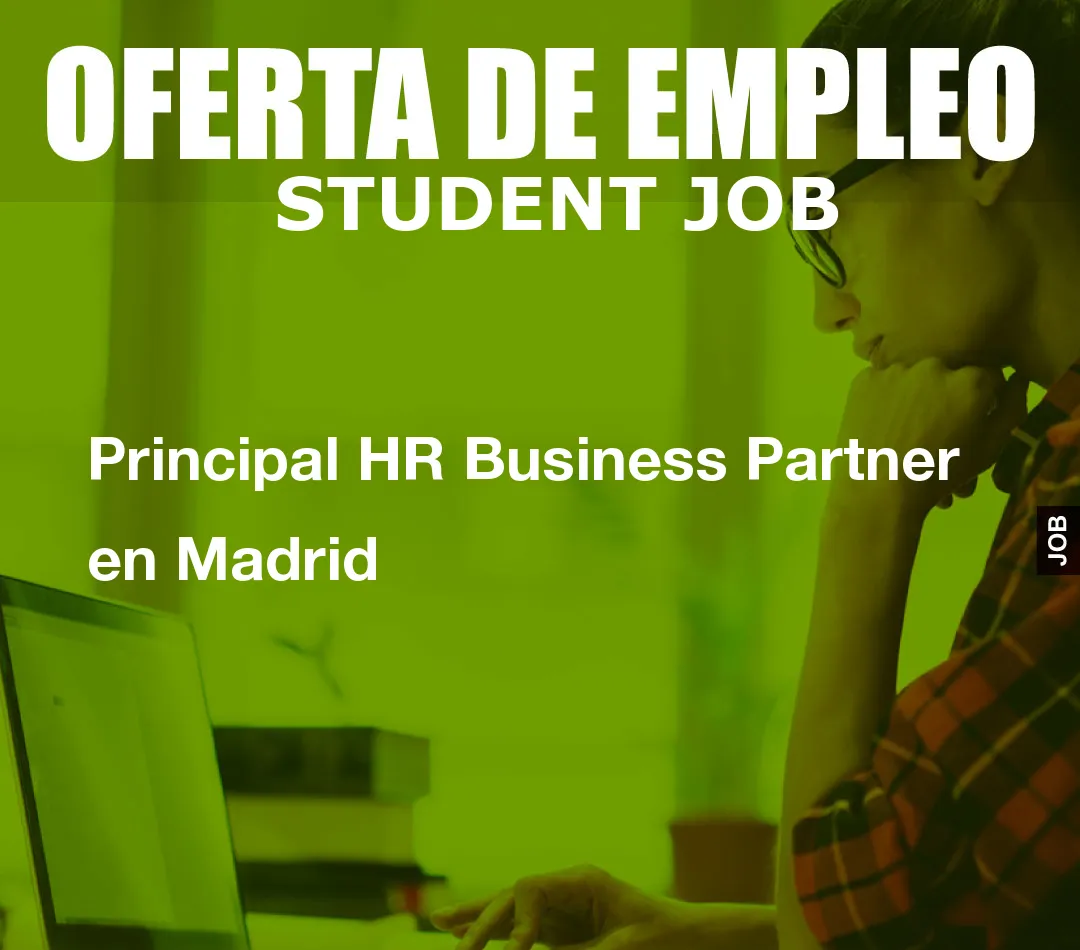 Principal HR Business Partner en Madrid