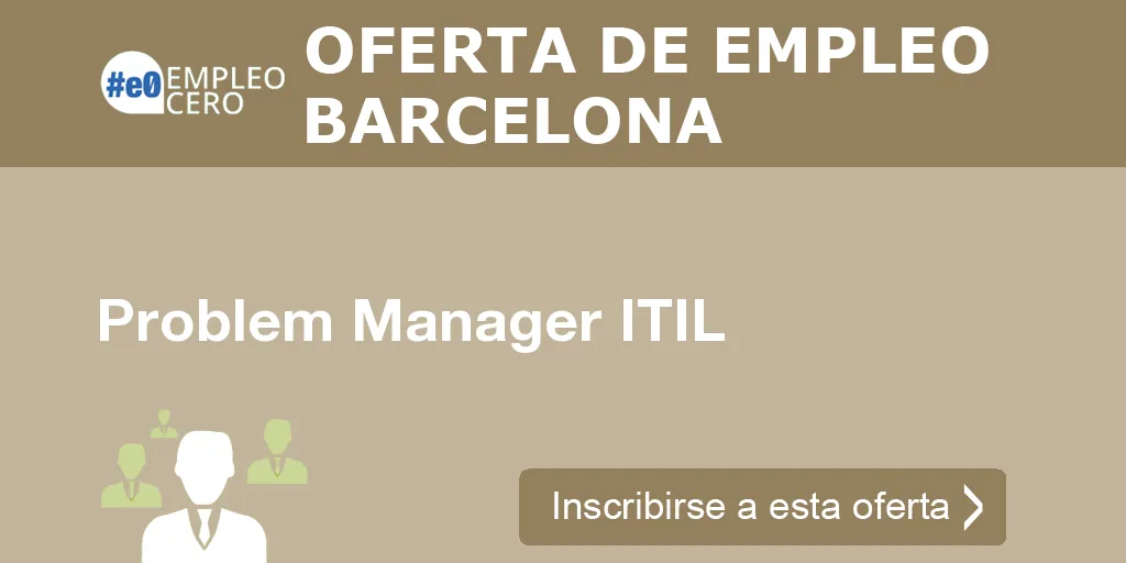 Problem Manager ITIL