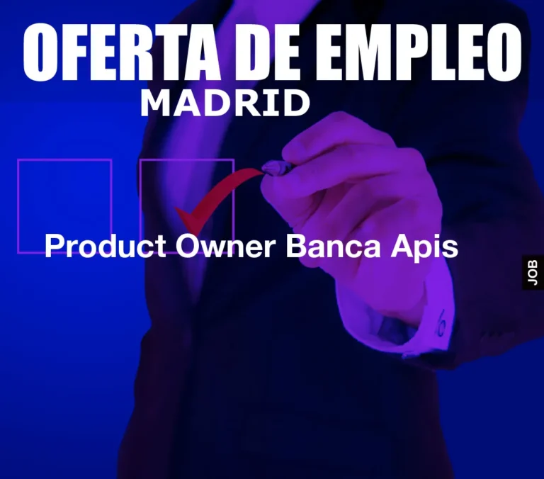 Product Owner Banca Apis