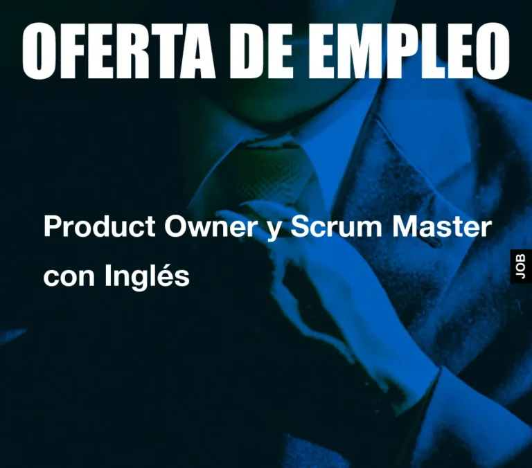 Product Owner y Scrum Master con Inglés