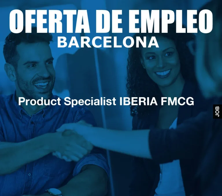 Product Specialist IBERIA FMCG