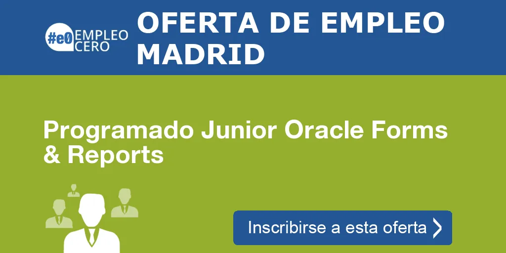 Programado Junior Oracle Forms & Reports