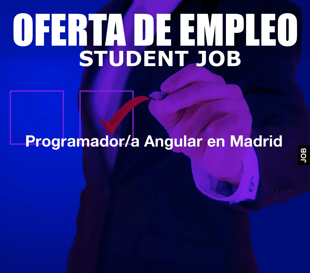 Programador/a Angular en Madrid