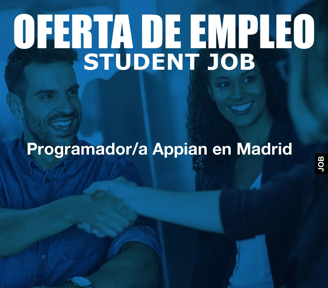 Programador/a Appian en Madrid