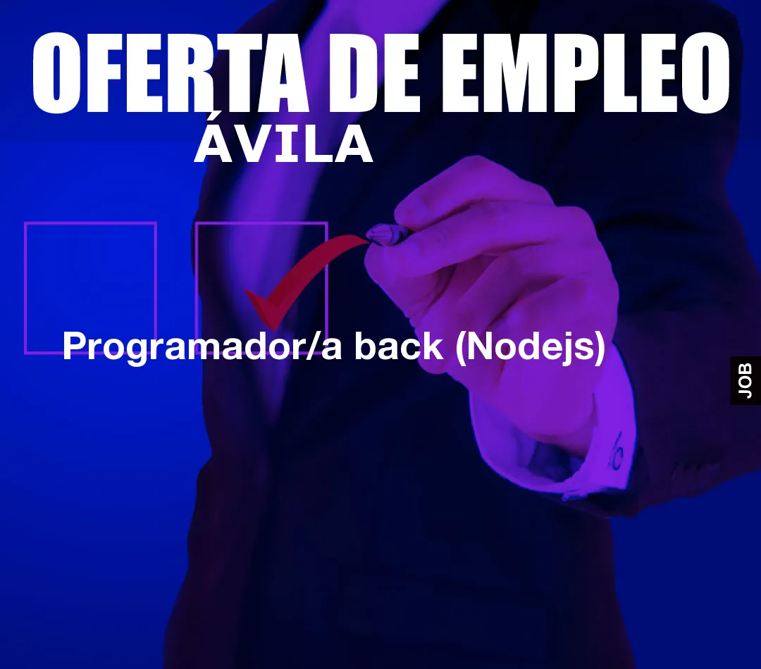 Programador/a back (Nodejs)