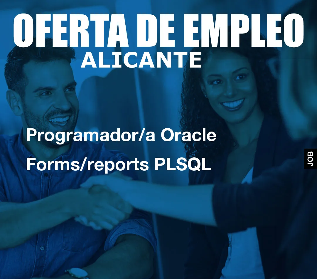 Programador/a Oracle Forms/reports PLSQL