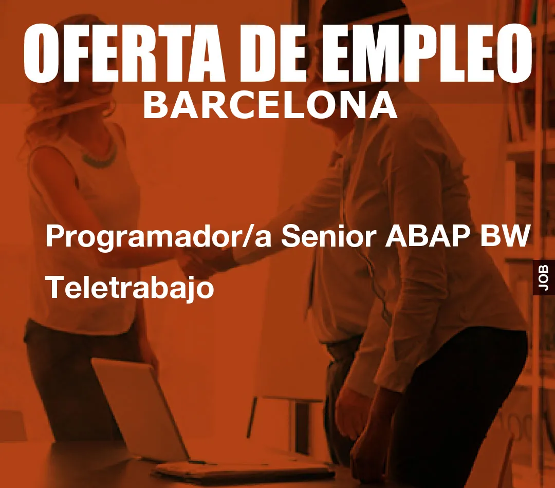 Programador/a Senior ABAP BW Teletrabajo