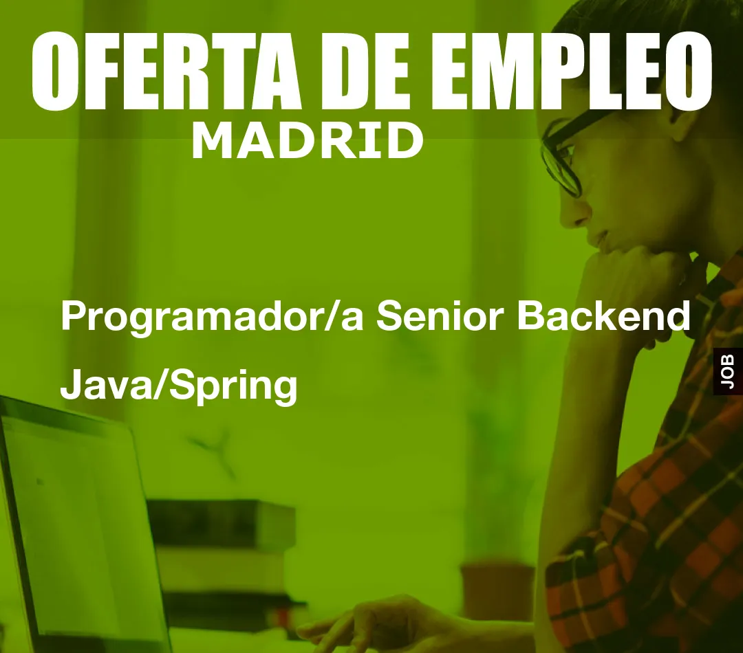 Programador/a Senior Backend Java/Spring