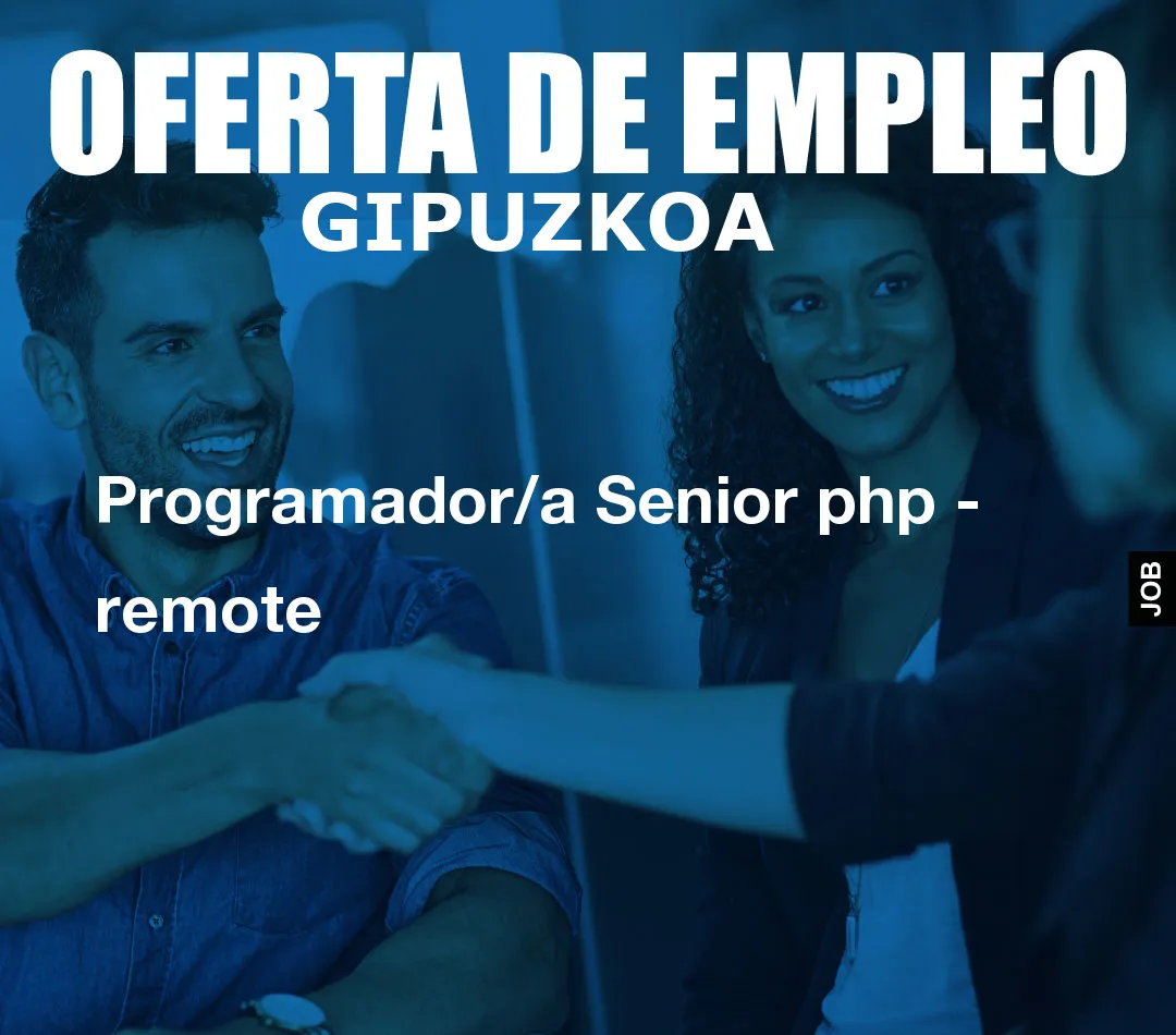 Programador/a Senior php - remote