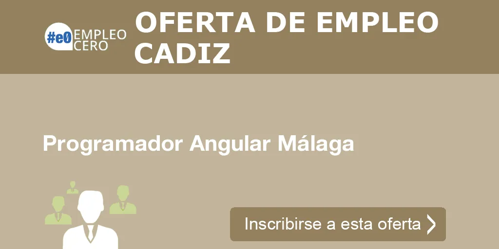 Programador Angular Málaga