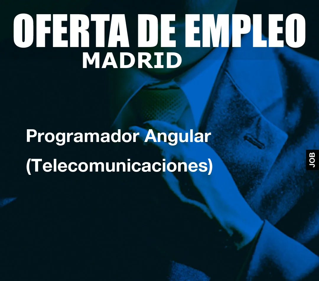 Programador Angular (Telecomunicaciones)