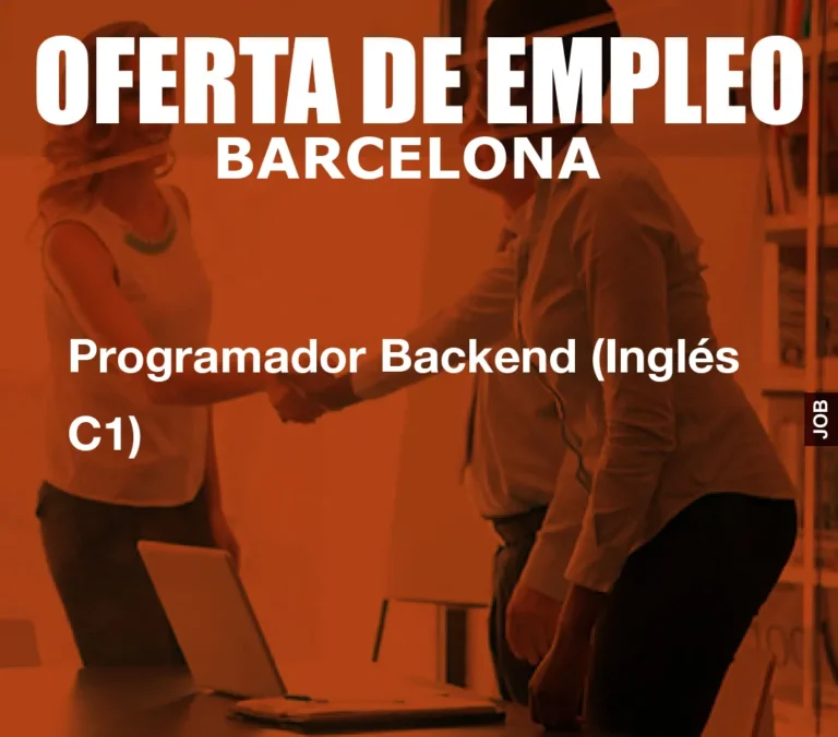 Programador Backend (Inglés C1)