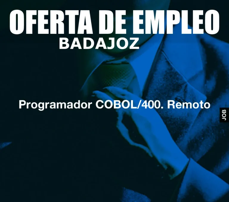 Programador COBOL/400. Remoto