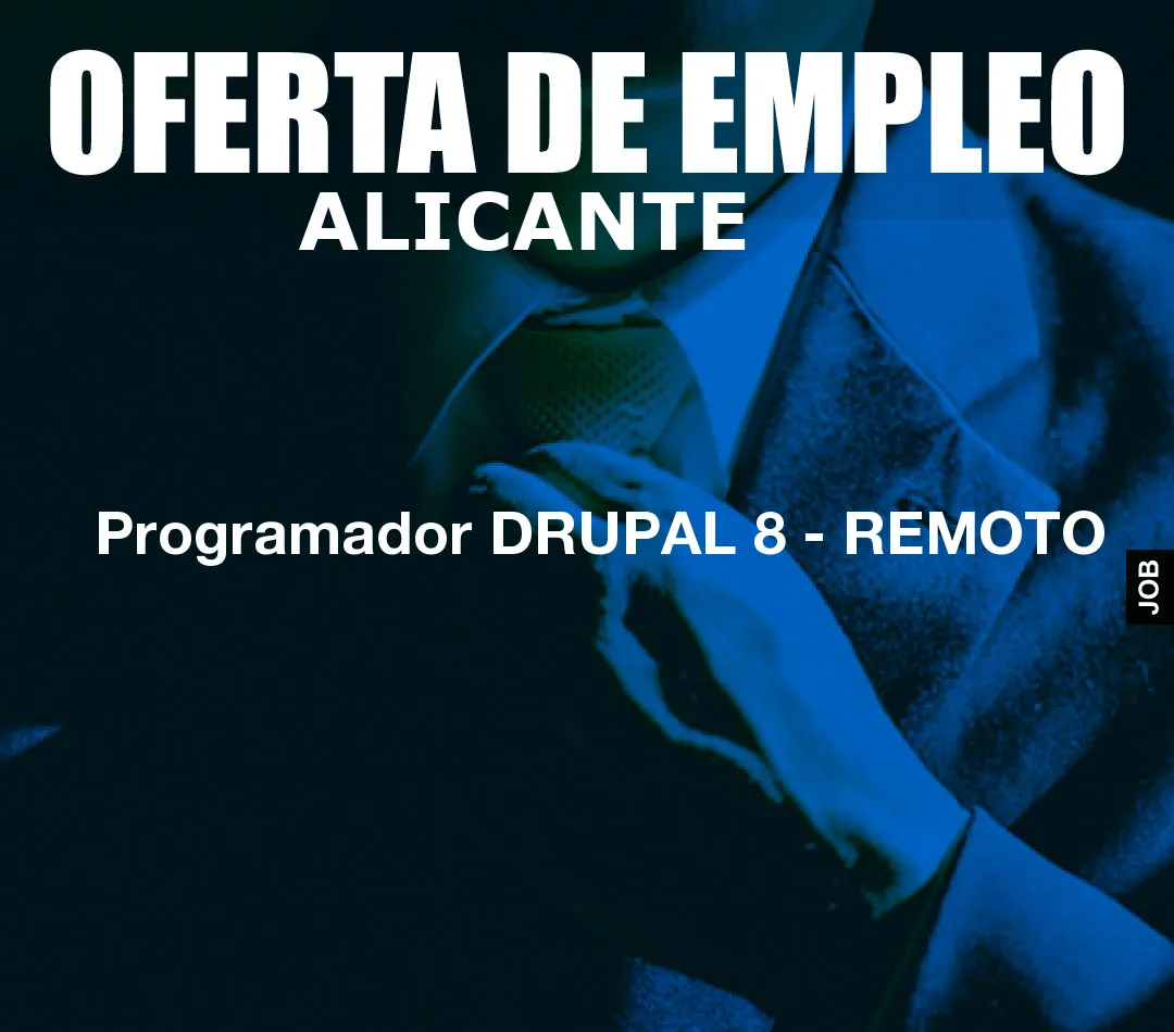 Programador DRUPAL 8 - REMOTO