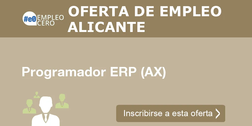 Programador ERP (AX)