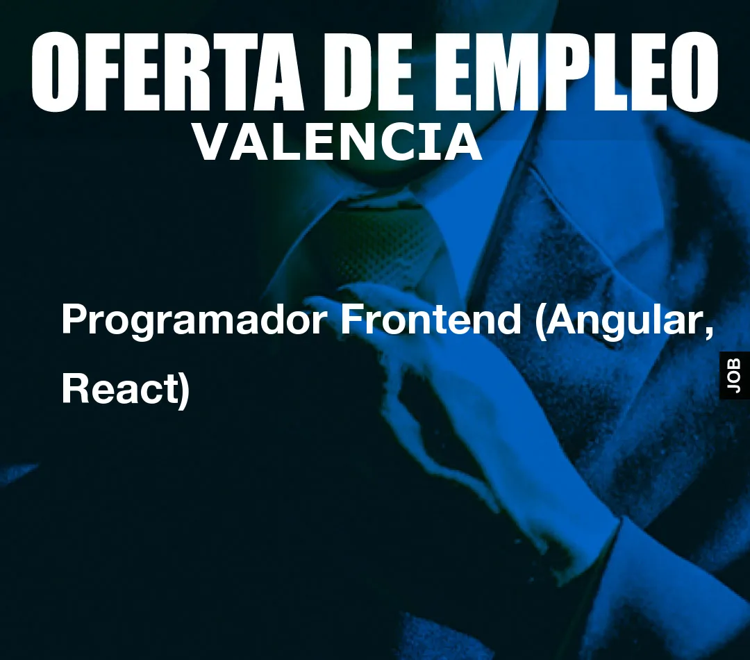 Programador Frontend (Angular, React)