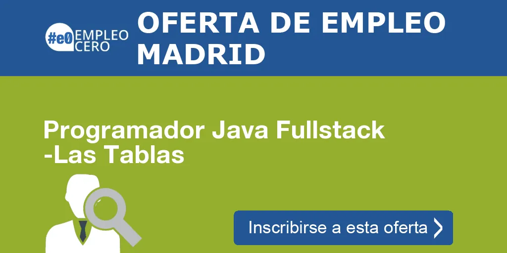 Programador Java Fullstack -Las Tablas