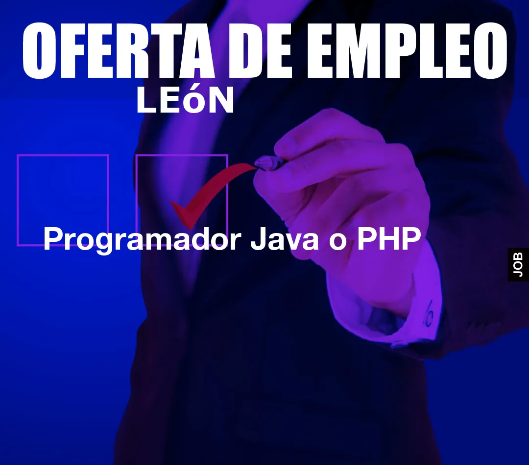 Programador Java o PHP