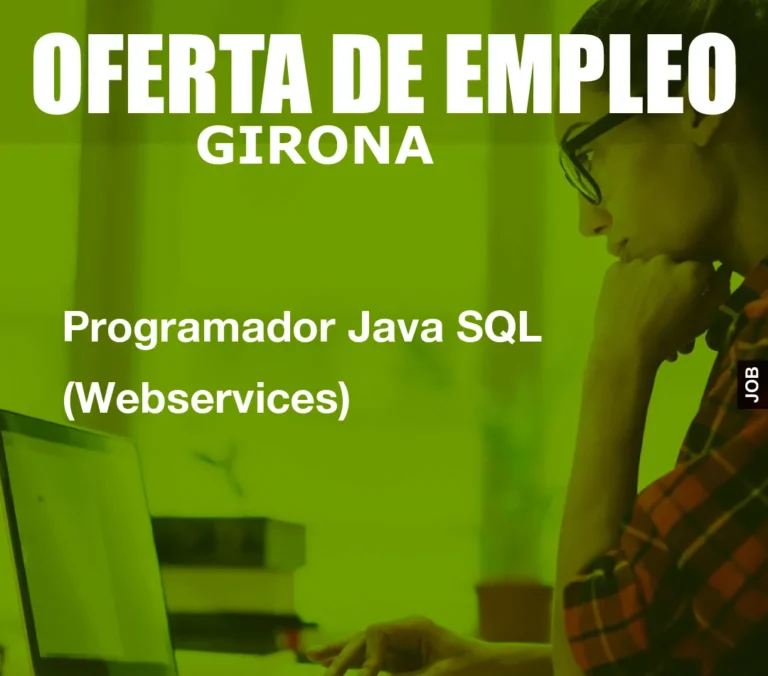 Programador Java SQL (Webservices)