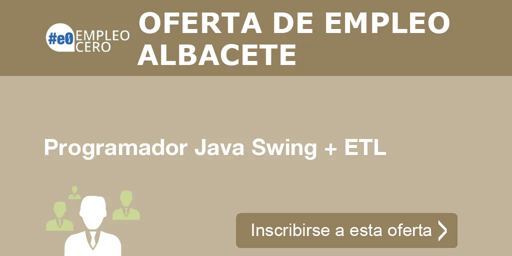 Programador Java Swing + ETL