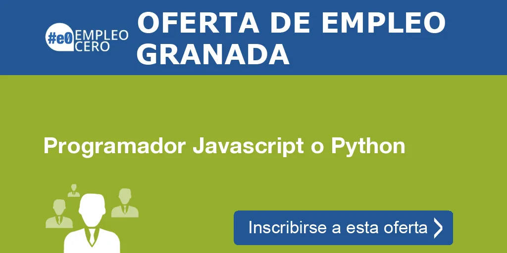 Programador Javascript o Python