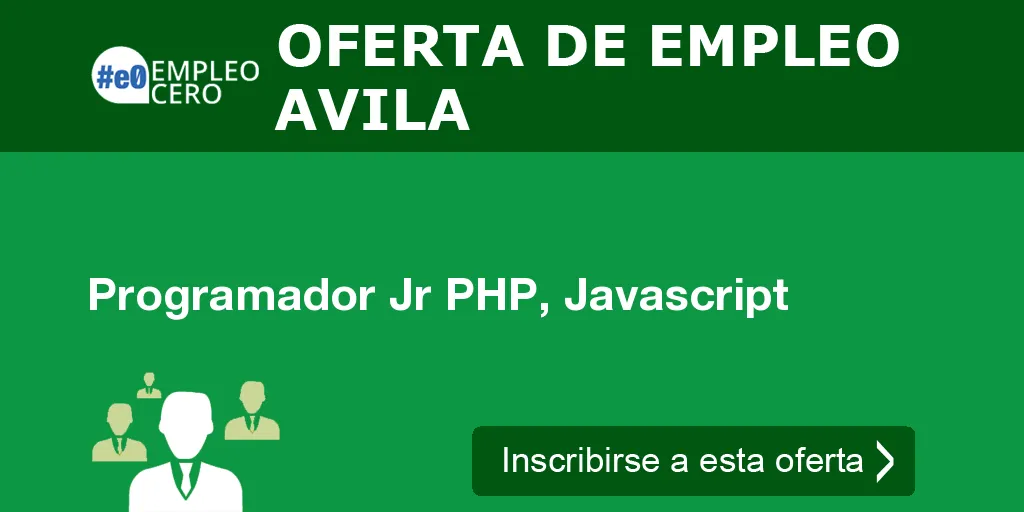 Programador Jr PHP, Javascript
