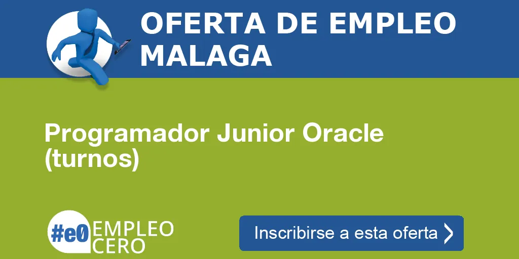 Programador Junior Oracle (turnos)