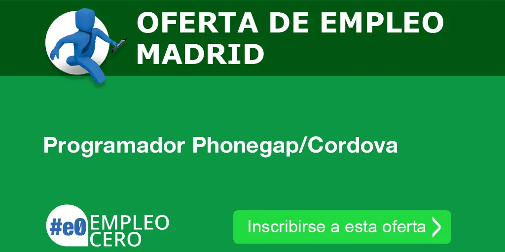 Programador Phonegap/Cordova