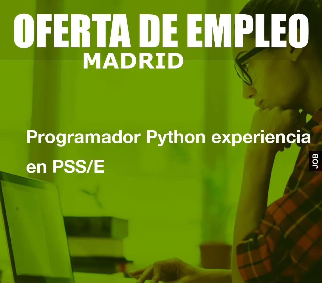 Programador Python experiencia en PSS/E