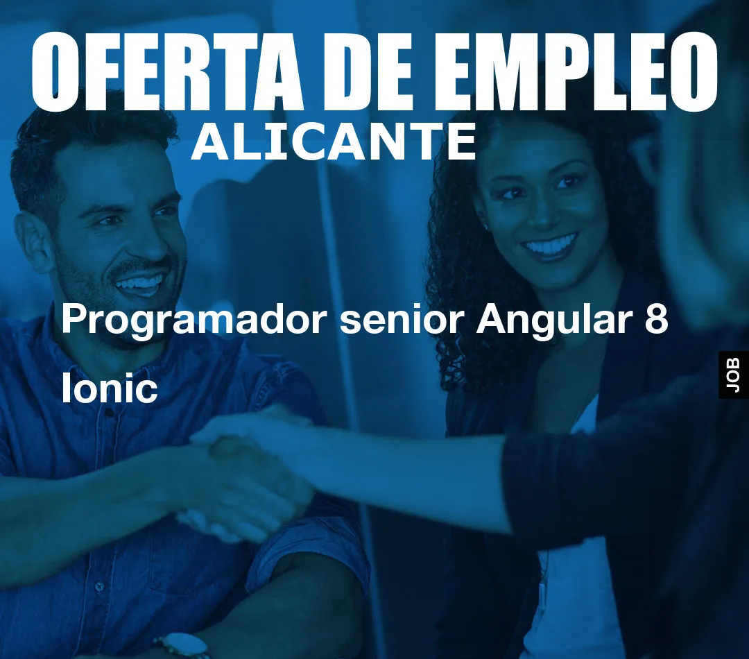 Programador senior Angular 8 Ionic