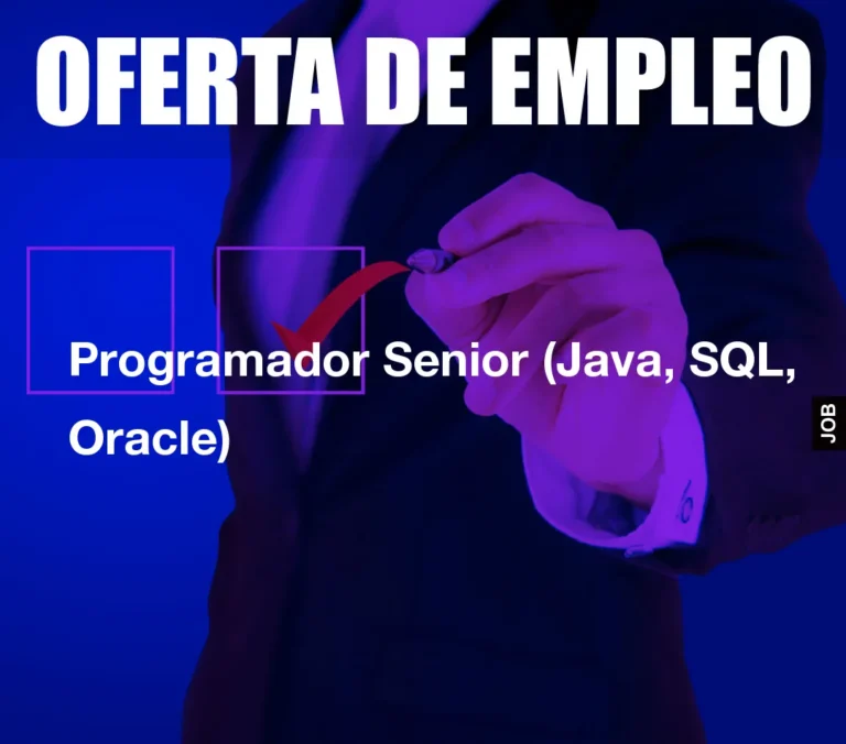 Programador Senior (Java, SQL, Oracle)