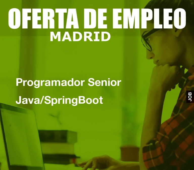 Programador Senior Java/SpringBoot
