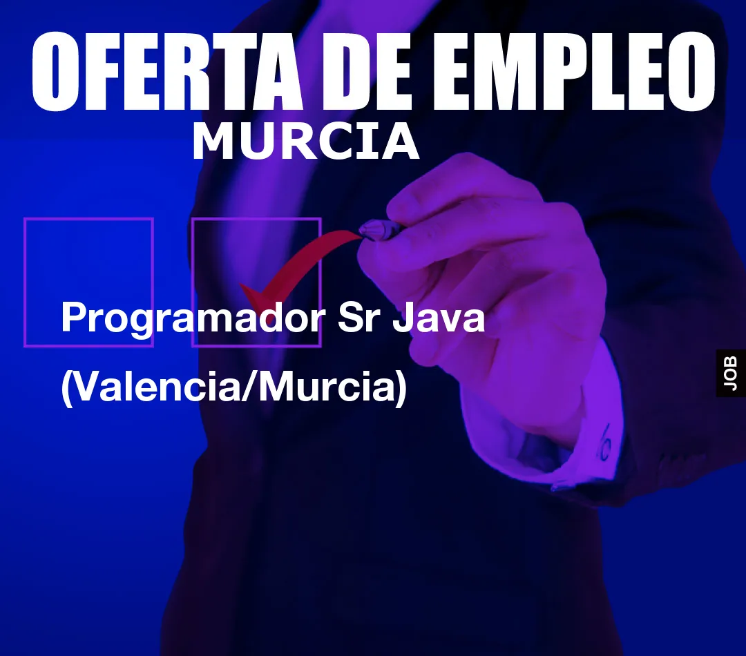 Programador Sr Java (Valencia/Murcia)