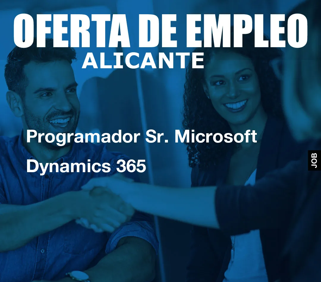 Programador Sr. Microsoft Dynamics 365