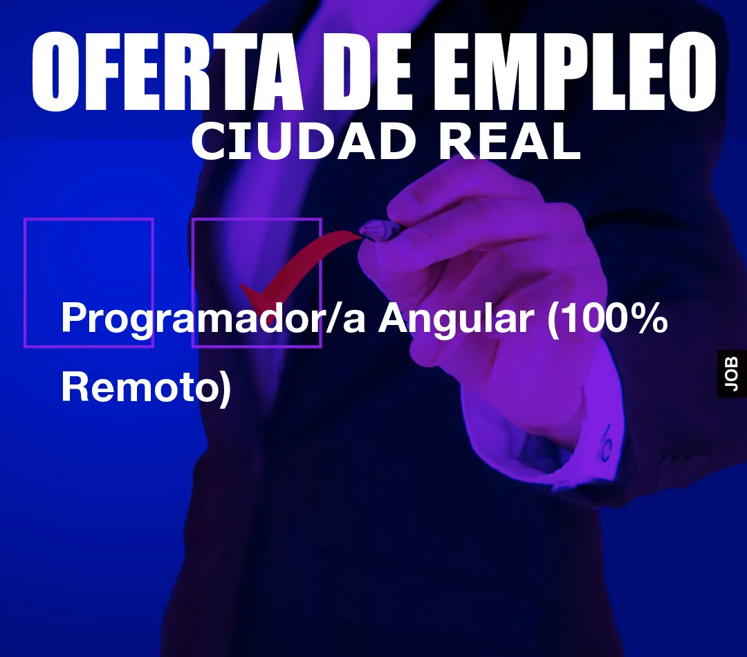 Programador/a Angular (100% Remoto)
