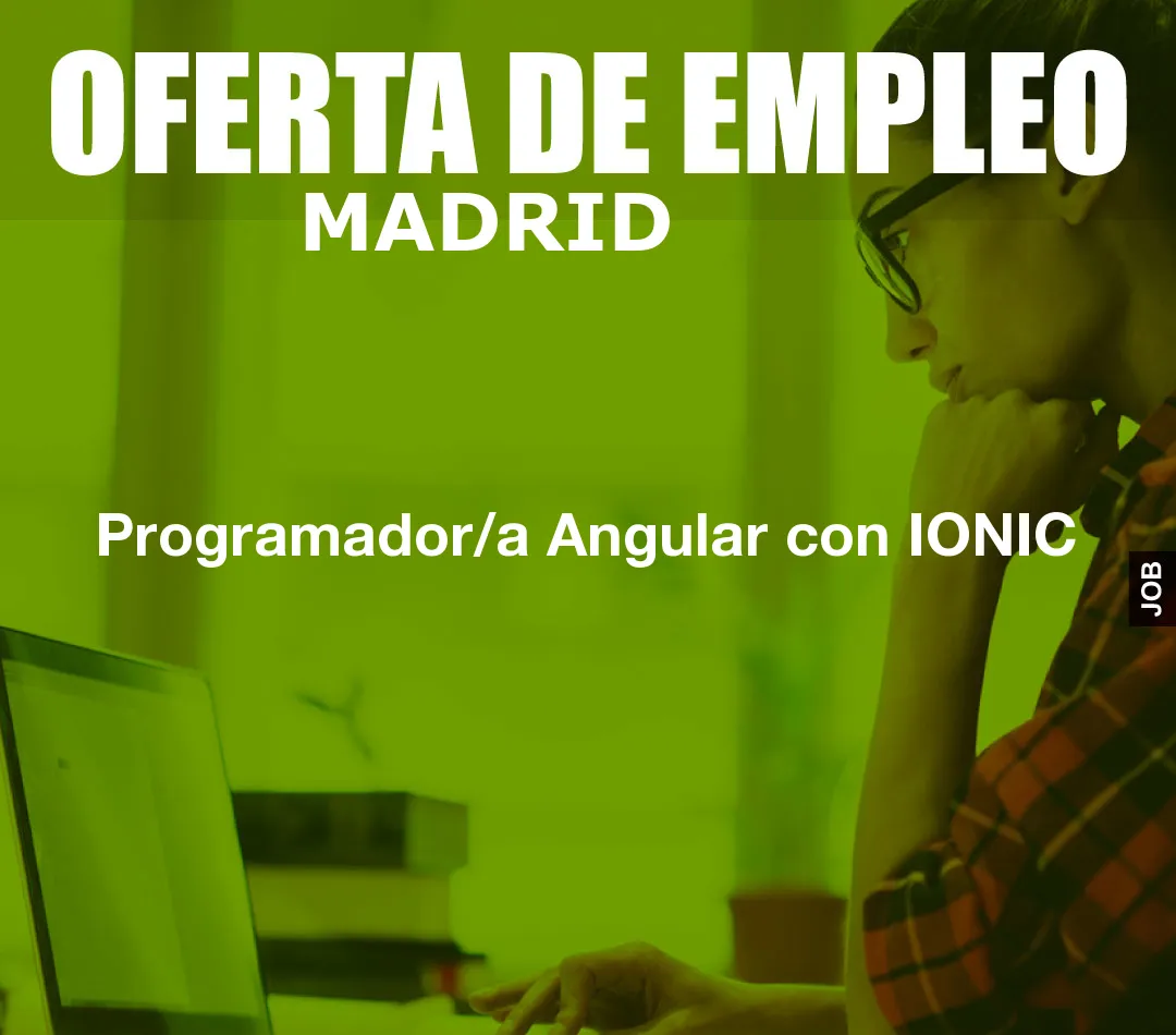 Programador/a Angular con IONIC