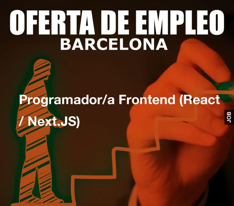 Programador/a Frontend (React / Next.JS)