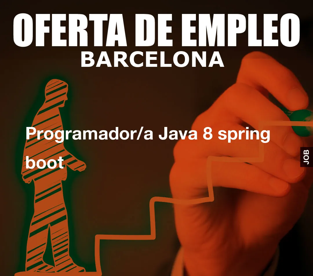 Programador/a Java 8 spring boot