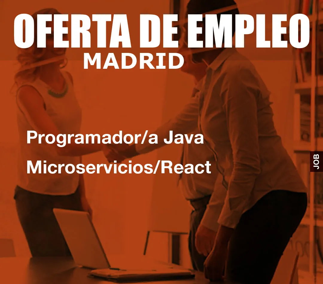 Programador/a Java Microservicios/React