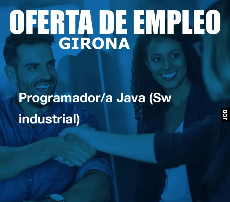 Programador/a Java (Sw industrial)