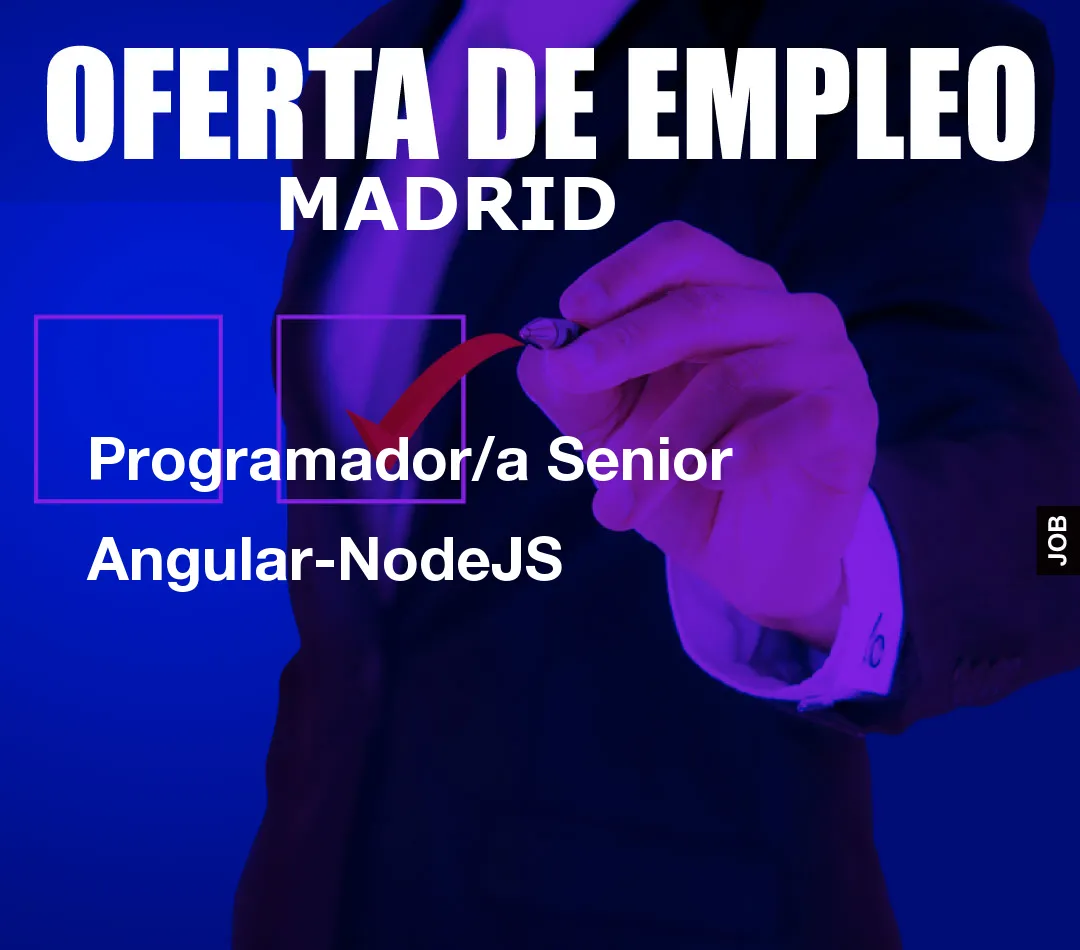 Programador/a Senior Angular-NodeJS
