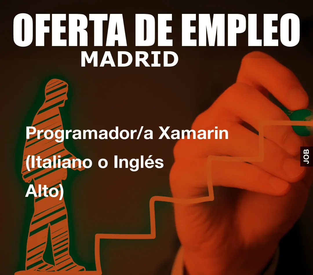 Programador/a Xamarin (Italiano o Inglés Alto)