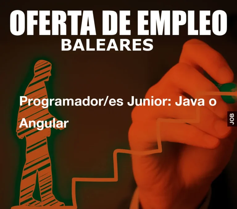 Programador/es Junior: Java o Angular