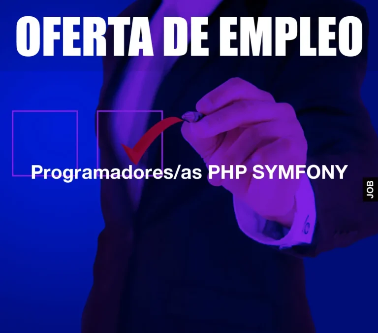 Programadores/as PHP SYMFONY