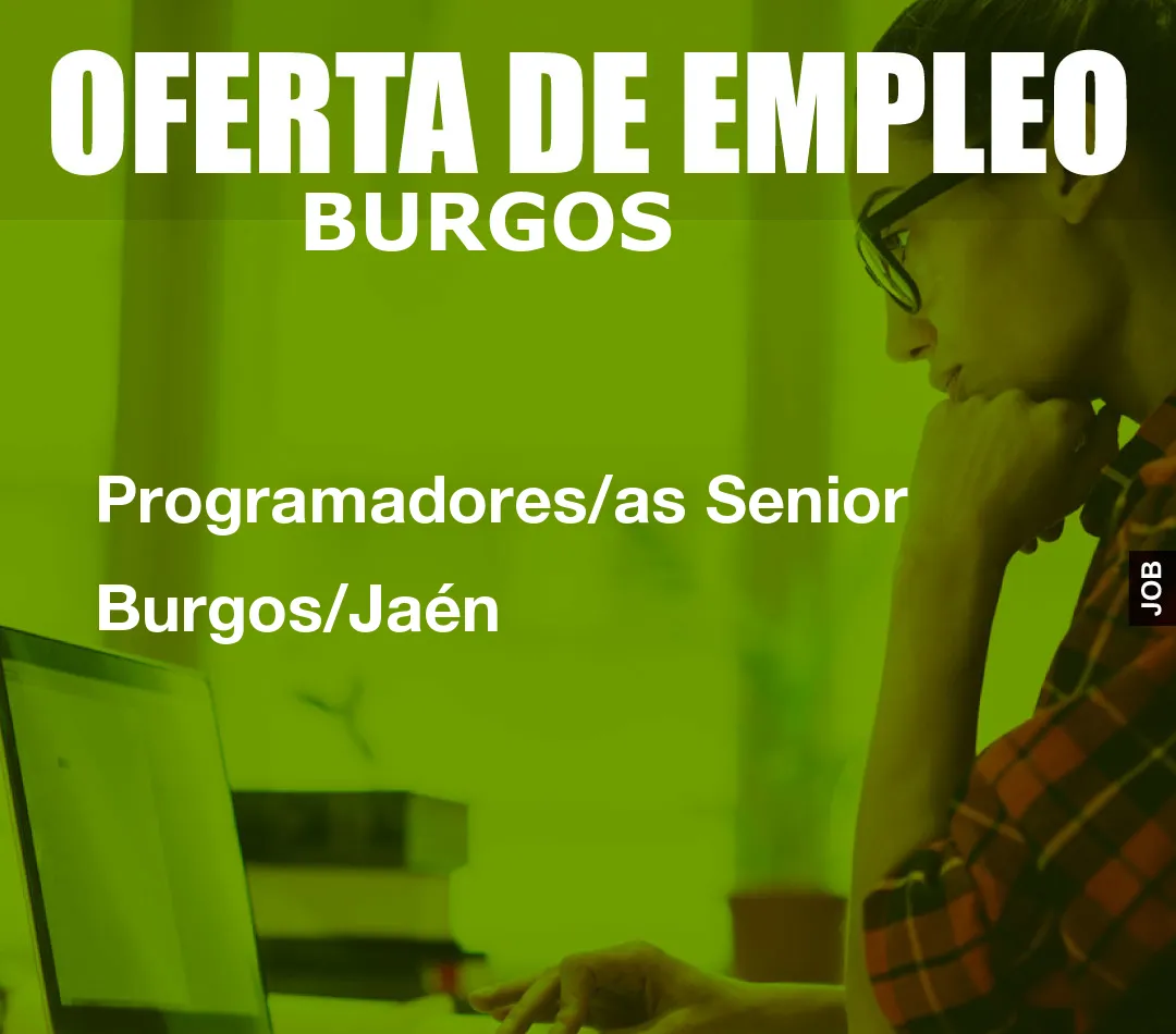 Programadores/as Senior Burgos/Jaén