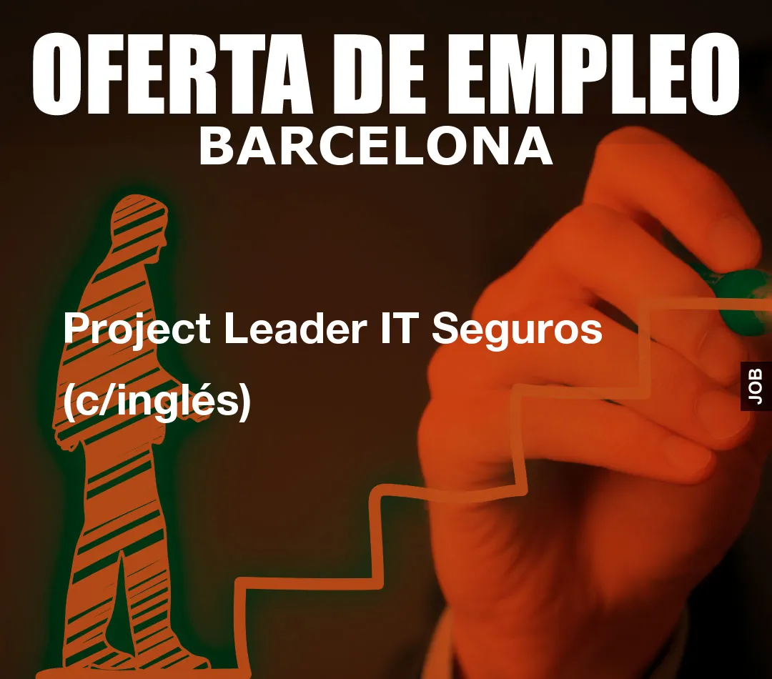 Project Leader IT Seguros (c/inglés)