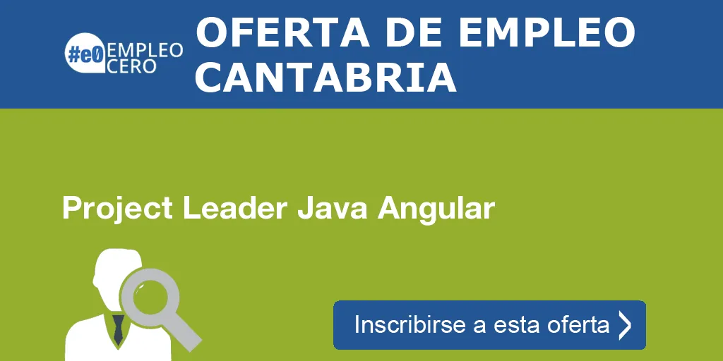 Project Leader Java Angular